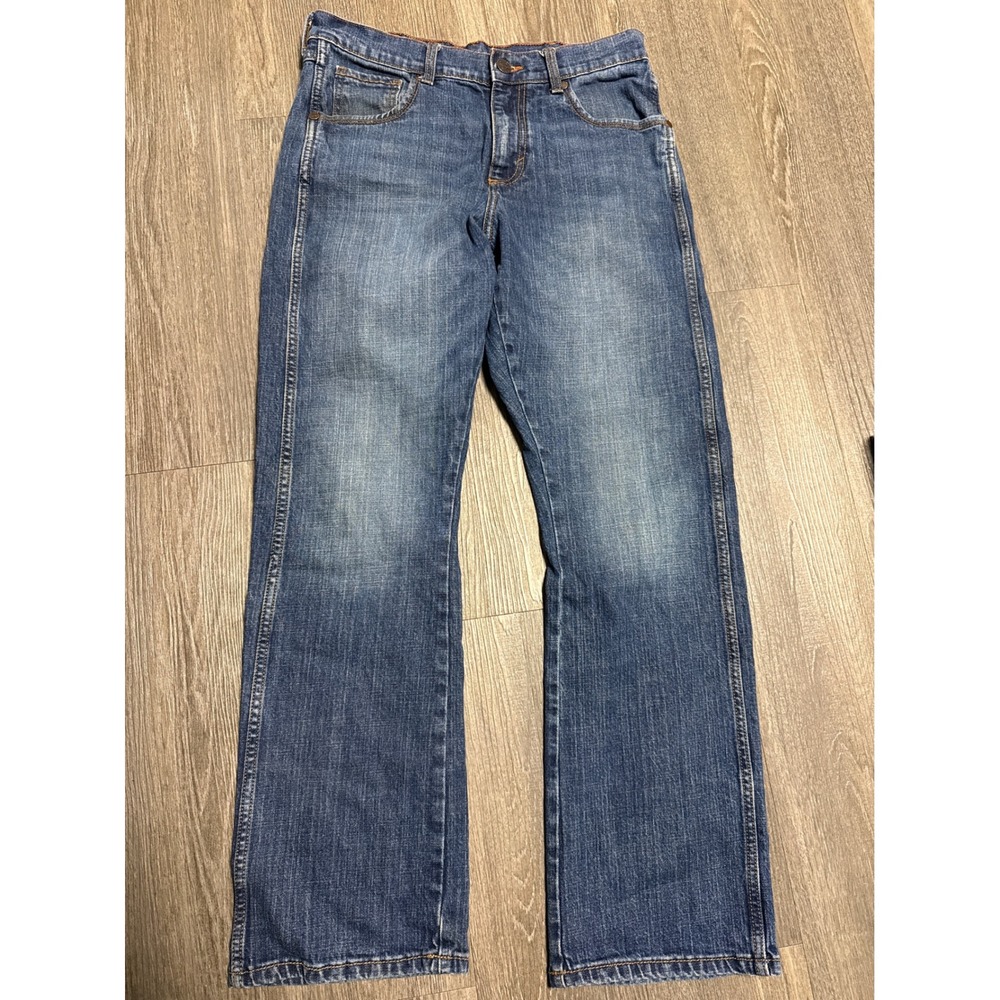 Wrangler Retro Relaxed Boot Jeans Mens 31x31 Blue Denim Western Bootcut Pants